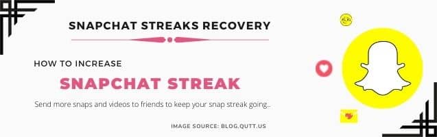 learn how to recover snapchat streak back