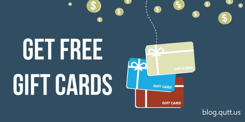 how to get free gift cards without survey or human verification